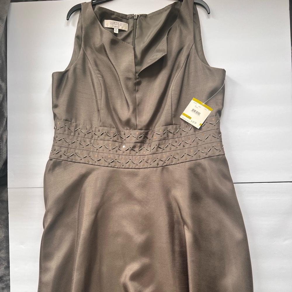 Elegant evening sleeveless dress